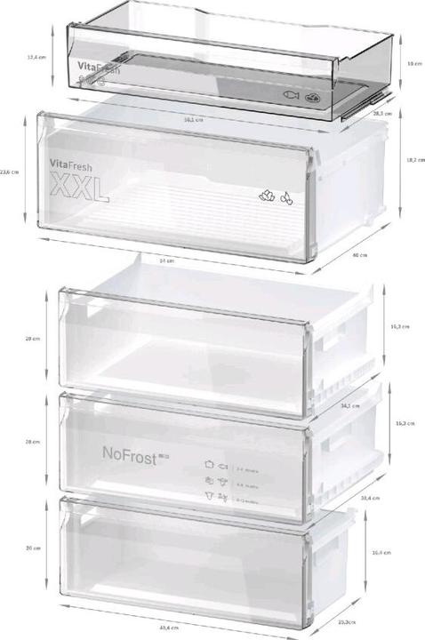 Immagine prodotto Bosch Hausgeräte KGN492LDF (440 l)