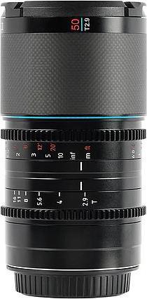 Actual product image Sirui Saturn 50mm T2.9 1.6x anamorphic carbon full-frame lens Sony E E50N (Neutral Flare) (Sony E, full size)
