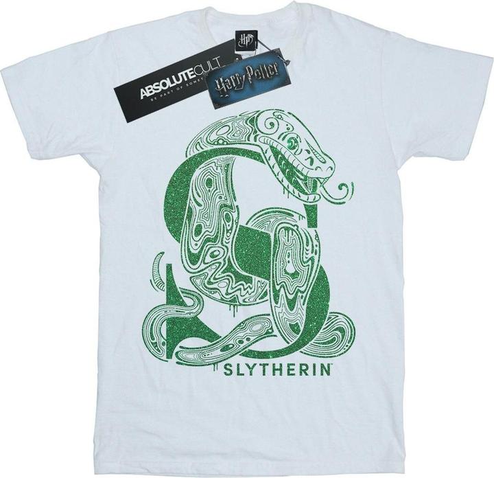Immagine prodotto Slytherin Glitter Maglietta Ragazze (152, 158)