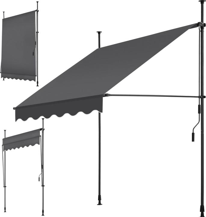 Produktbild tectake Klemmmarkise (1.50 m)