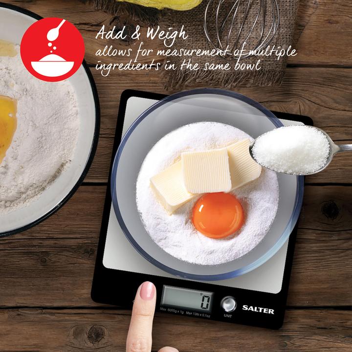 Produktbild Salter 1241A BKDR Evo Digital Kitchen Scale black
