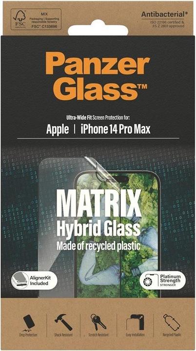 Actual product image PanzerGlass MATRIX Screen Protector Apple iPhone 14 Pro Max (iPhone 14 Pro Max)