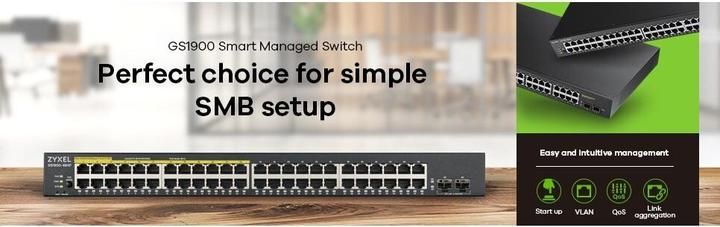 Actual product image Zyxel GS1900-48-EU0102F (50 Ports)