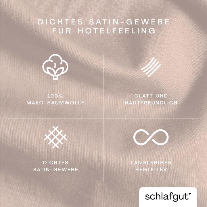 Image du produit schlafgut Woven Satin (Housse de couette, 155 x 220 cm)