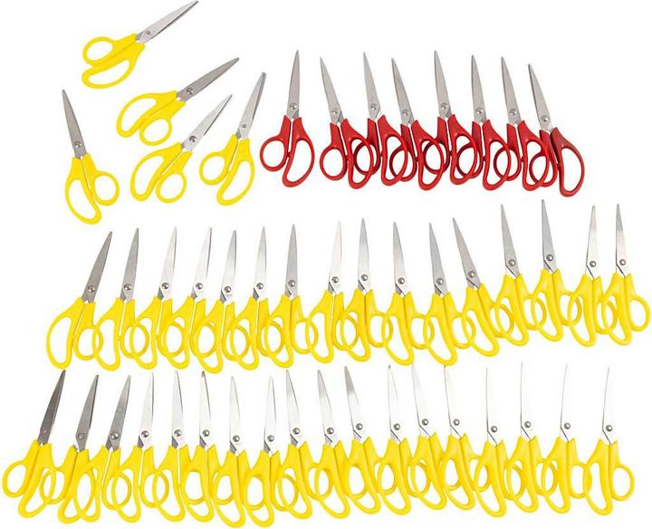 Produktbild Creativ Company Kinderschere für Links- und Rechtshänder, 48-tlg. (12.50 cm)