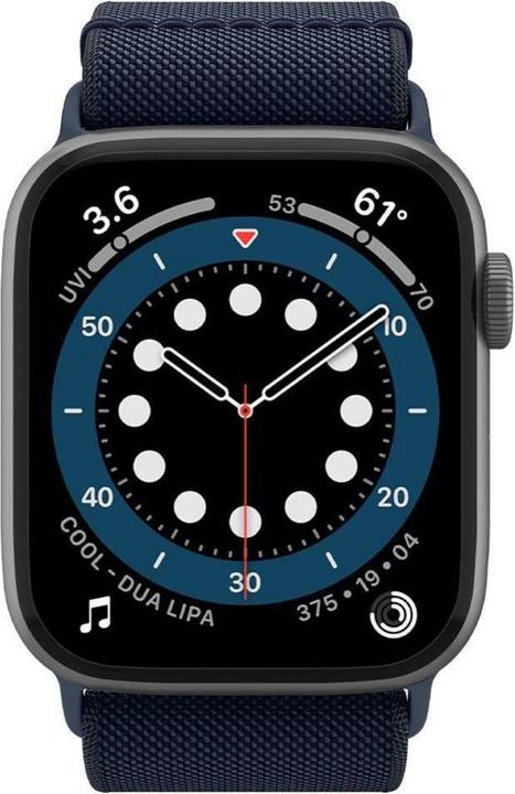 Actual product image Spigen Fit Lite Band for Apple Watch Series 42, 44, 45, 49 mm - navy (42 mm, 44 mm, 45 mm, 49 mm)