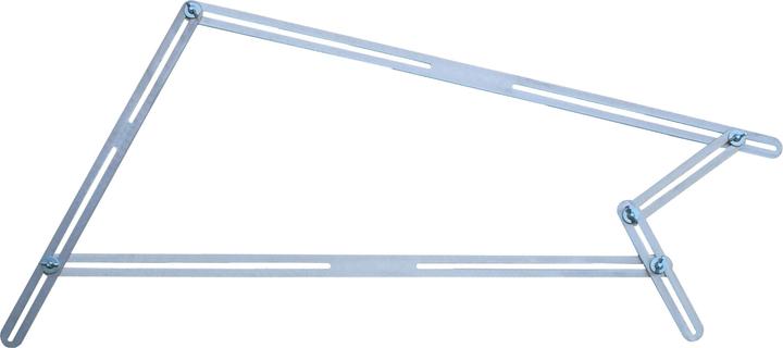 Actual product image Hedue Angle template with 48 aluminium rails
