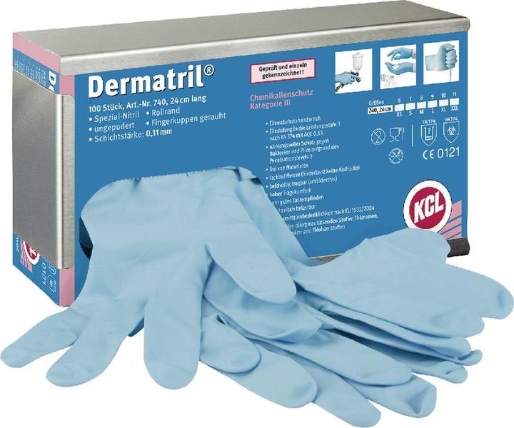 Produktbild KCL Einweg-Nitril-Handschuhe Dermatril 740 (6)