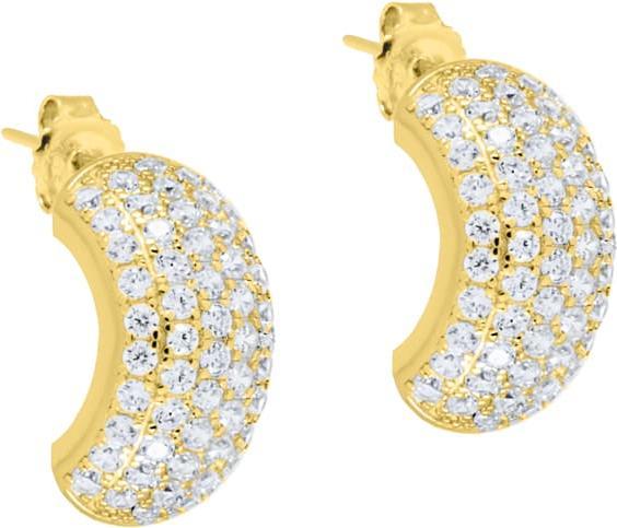 Actual product image Candy Alana earrings, 925 sterling silver, gold-plated (925 sterling silver, 18k gold-plated, 925 Sterling silver)
