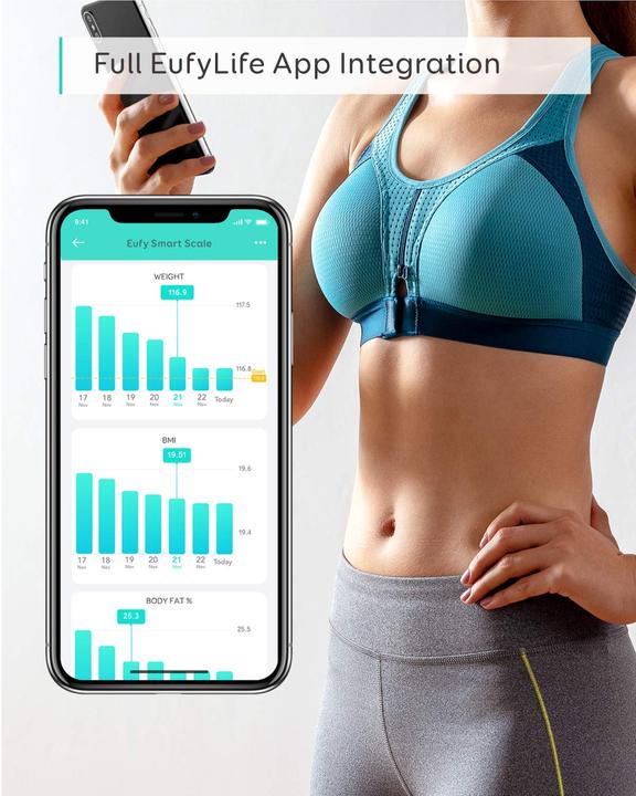 Actual product image eufy Smart Scale C1 (180 kg)