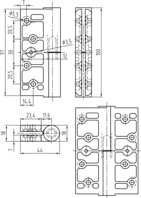 Actual product image Nickal Paumelle hinge matt nickel-plated
