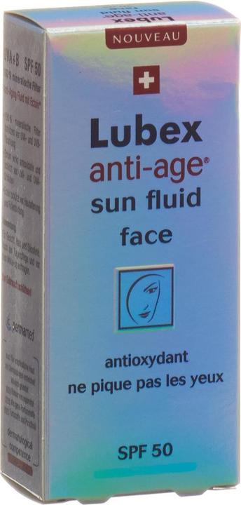 Produktbild Lubex anti-age Sun Fluif FACE UVA + B LSF 50+ (Sonnencreme Gesicht, SPF 50, 30 ml, 50 g)