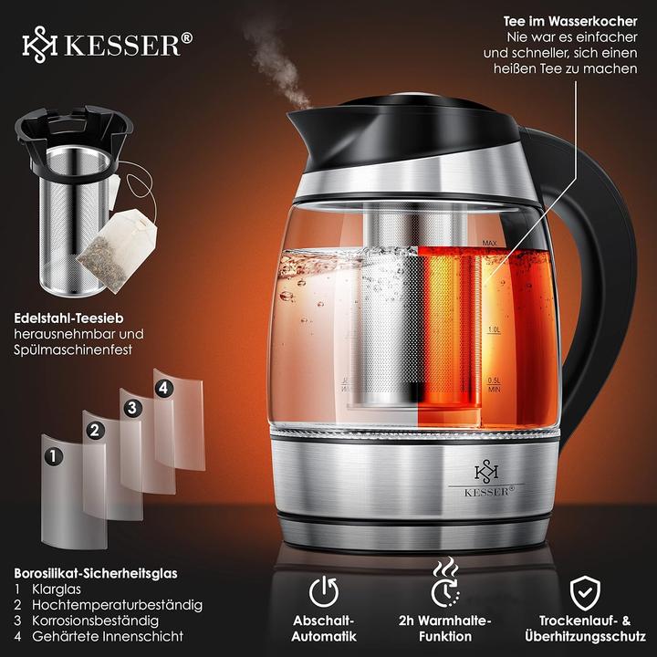 Actual product image Kesser Kettle 1,8L (1.80 l)