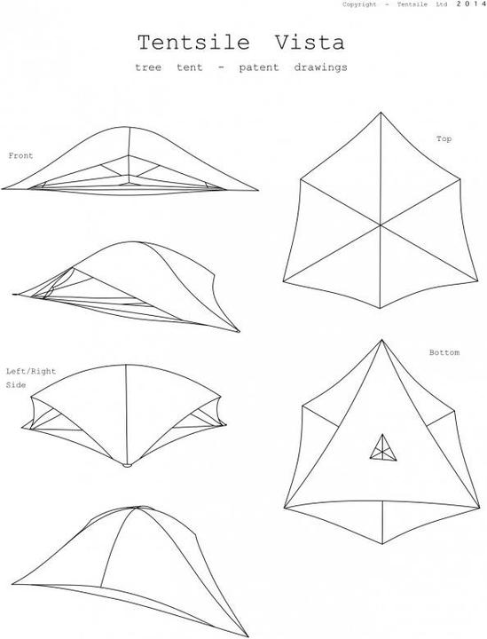Actual product image Tentsile Vista (Tree tent, 10 kg, 3 persons)