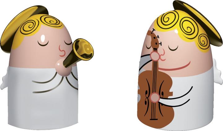 Produktbild Alessi Krippenfigur Angels Band (Ø 3 x 5 cm)