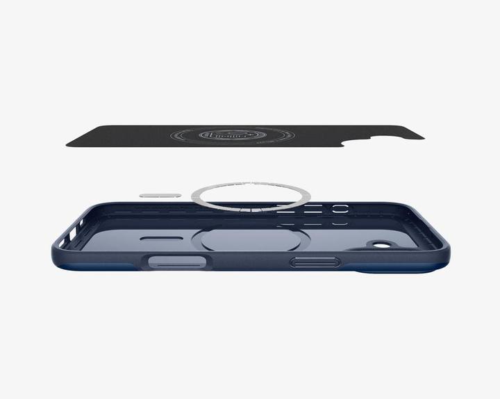 Actual product image Spigen Thin Fit (MagFit) iPhone 16 Plus Case Navy Blue (Apple iPhone 16 Plus)
