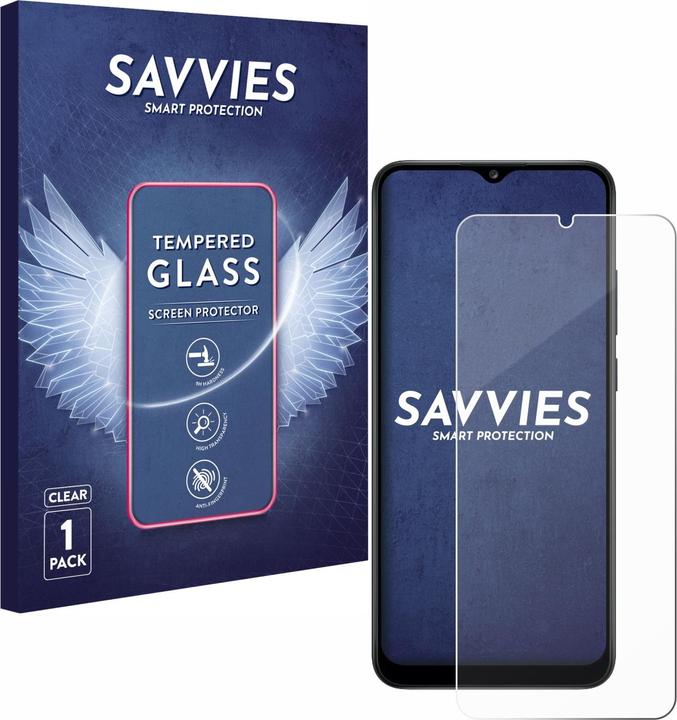 Actual product image Savvies Tempered Glass (1 Piece, Samsung Galaxy A02s)