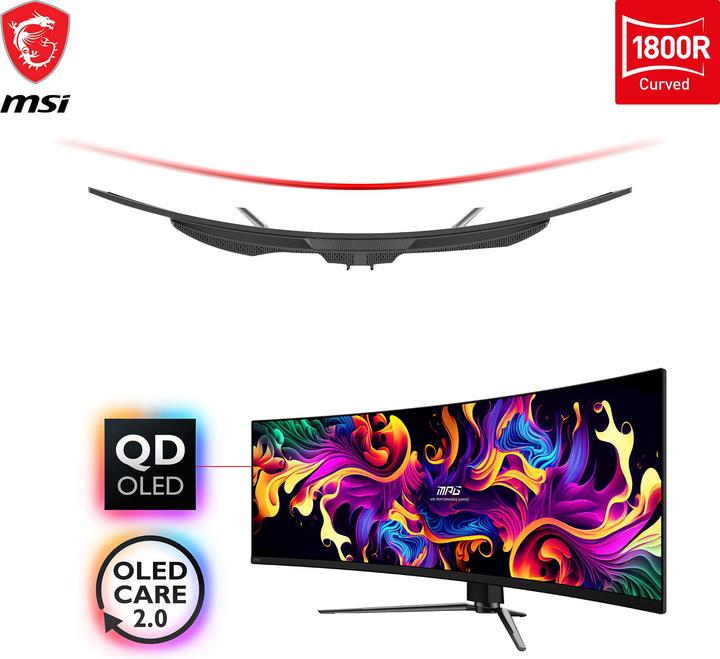 Produktbild MSI MPG 491CQPDE QD-OLED (5120 x 1440 Pixel, 49")
