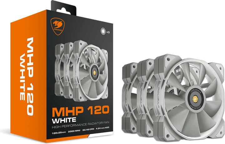 Actual product image Cougar 3X MHP 120 CABINET FAN KIT (120 mm, 3 x)