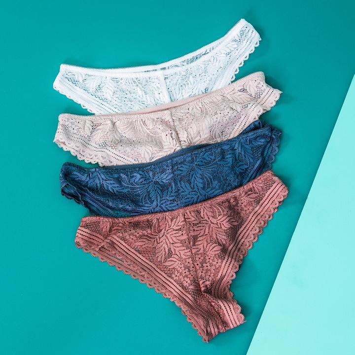 Immagine prodotto La Redoute Collections Slip Tanga in pizzo (42, Confezione singola)