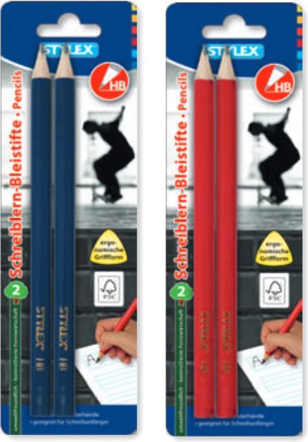 Actual product image Stylex 2s Learn-to-Write Pencils FSC 26017 (HB, 2 x)