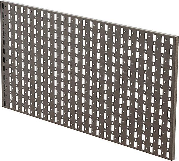 Actual product image kaiserkraft Stainless steel perforated panel, for wall mounting, LxW 2400 x 800 mm.