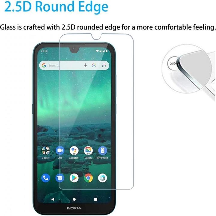 Actual product image Screenguard Nokia 1.3 Protective Glass Film Case Friendly Design (1 Piece, Nokia 1.3)
