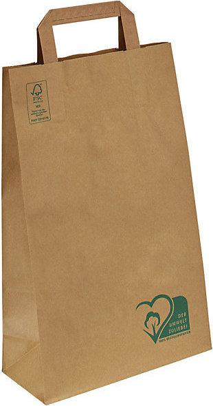 Actual product image kaiserkraft Paper carrier bag TERRA (250 Piece)