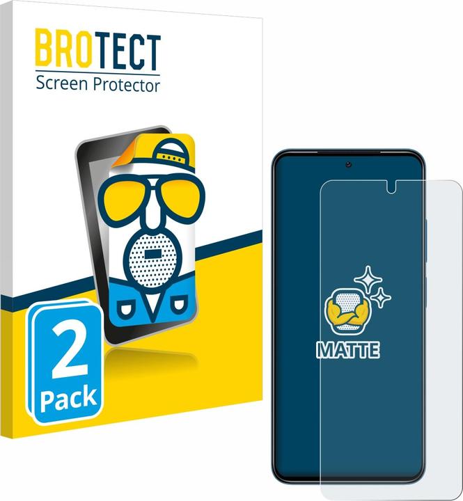 Actual product image BROTECT Anti-glare screen protector matt (2 Piece, Xiaomi Redmi Note 11)