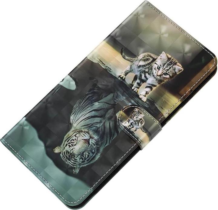 Produktbild Cover-Discount Google Pixel 7 - Etui Glanz Effekt Katze (Google Pixel 7)