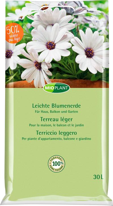 Produktbild Mioplant Leichte Blumenerde (30 l, Erde ohne Torf)