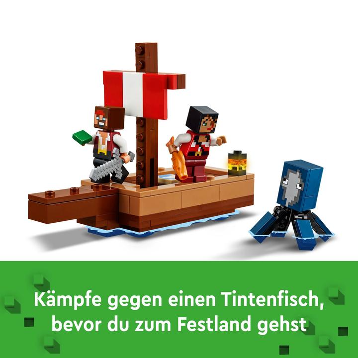 Produktbild LEGO Die Piratenschiffreise (21259, LEGO Minecraft)