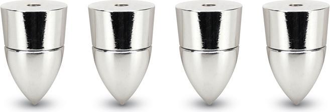 Produktbild Dynavox SubWatt Geräte und Boxenfüsse 4er Set Chrom (Audiogerät Bildschirm-Schutzfolie)