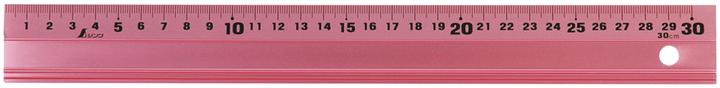 Produktbild NT Cutter Schneidelineal aus Aluminium, 30 cm, pink (30 cm)