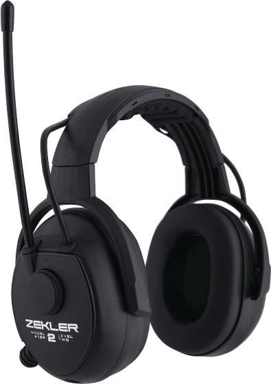 Image du produit Skydda Danmark A/S casque antibruit Skydda Zekler 412R, radio, noir, SNR 30 dB