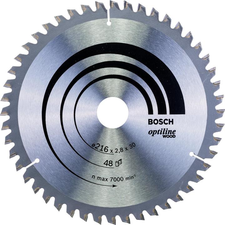Bosch Professional Zubehör Cirkelzaagblad Optiline Wood