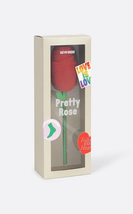 Produktbild Eat My Socks Pretty Rose Socken, rot (38 - 41)