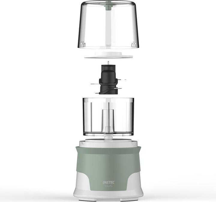 Actual product image Imetec Electric vegetable chopper 0.6 L 1000 W Green, White (600 ml, 1000 W)