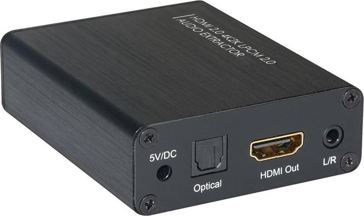 Image du produit Techly Extracteur audio HDMI vers LPCM 2CH 3D (0.08 m, HDMI)