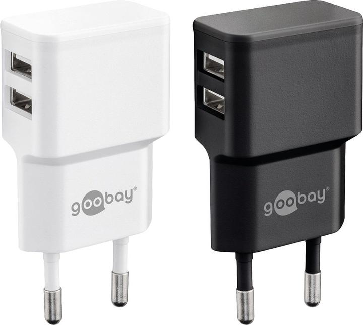 Image du produit Goobay Double chargeur USB A (12 W)