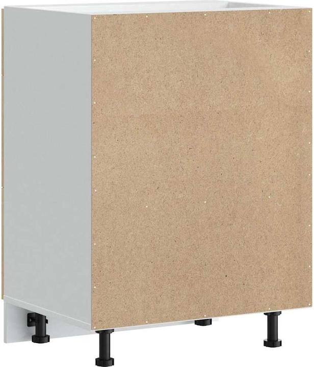 Produktbild VidaXL Küchen-Unterschrank Lucca Sonoma-Eiche Holzwerkstoff Spülenunterschrank (60 x 46 x 81.5 cm)