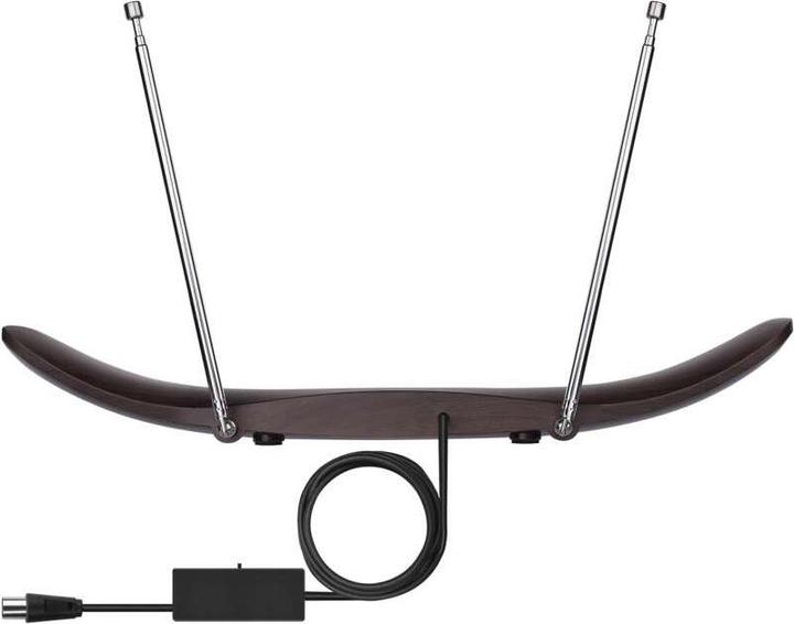 Produktbild Emos Zimmerantenne CITY WOOD-C500, DVB-T2, DAB, FM, LTE/4G/5G Filter (Zimmerantenne, DVB-T / -T2, DAB/ DAB+, LTE)