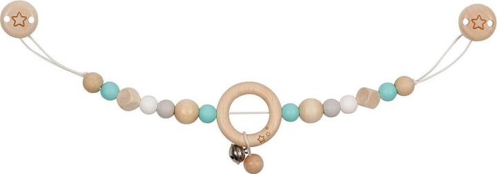 Goki Baby carriage chain star with silicone beads