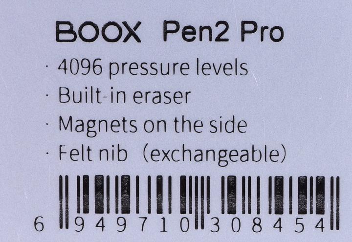 Actual product image Onyx Stylus Boox Pen2 Pro Black