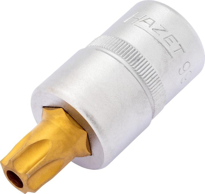 HAZET Screwdriver socket ∙ TORX 992-T55H ∙ Square, hollow 12.5 mm (1/2 inch) ∙ Tamper-resistant TO…