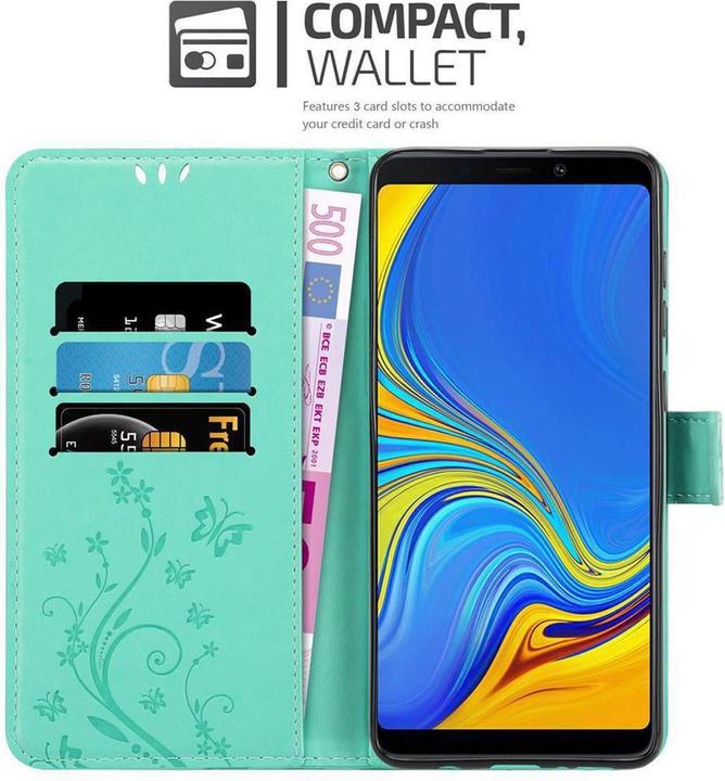 Image du produit Cadorabo Couverture du livre de fleurs (Samsung Galaxy A9 (2018))