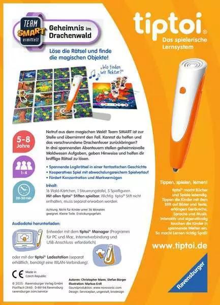 Produktbild Ravensburger Team Smart ermittelt - Geheimnis im Drachenwald (Deutsch)