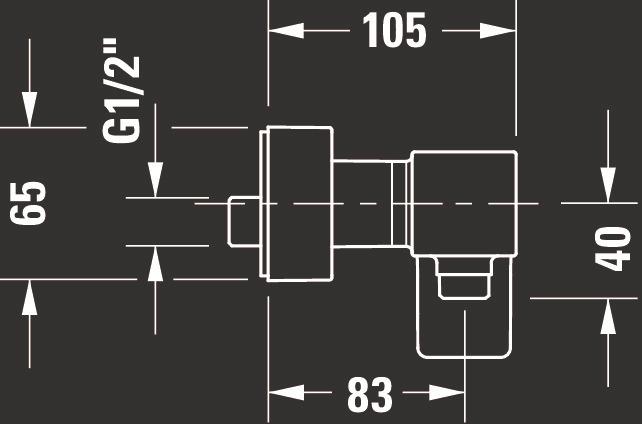 Image du produit Duravit Manhattan Mitigeur monocommandé pour douche apparent, consommateur 1, MH4230000