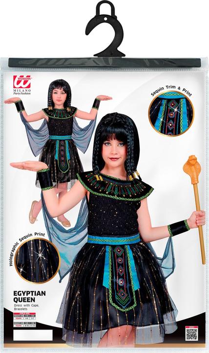 Produktbild Widmann ÄGYPTISCHE HERRSCHERIN (Kleid mit Armstulpen und Umhang), 116 cm / 4-5 Years (116)