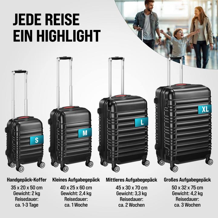 Immagine prodotto Monzana Custodia rigida con set di 4 accessori (M (50 - 90l))